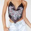 Alice Girl Tops Juniper Crop Top (Print)