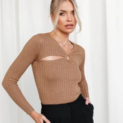 Slide Show Darlington Top (Brown) Tops 14 Slide Show Darlington Top (Brown) Tops