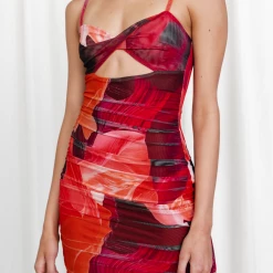 Luvalot Dresses Kenia Mini Dress (Red)