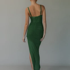 Alive Girl New Arrivals Zariah Midi Dress (Green)