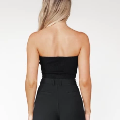 My Girl Tops Tilli Crop Top (Black)