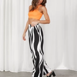 Charcoal Clothing Sets + Co-ords Zita Pants (Black/White) 12 Charcoal Clothing Sets + Co-ords Zita Pants (Black/White)