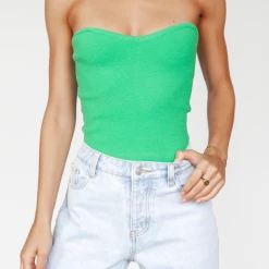 Into Fashion Ariella Top (Green)