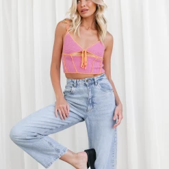 8 Birdies Tops Jesse Crop Top