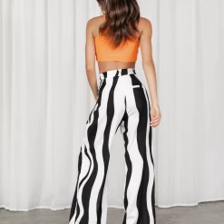 Charcoal Clothing Sets + Co-ords Zita Pants (Black/White) 10 Charcoal Clothing Sets + Co-ords Zita Pants (Black/White)