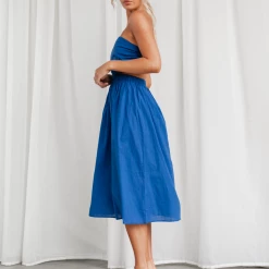 Reverse Paige Midi Dress (Navy)