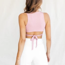 Ruby Sees Danielle Crop Top (Pink) Tops 16 Ruby Sees Danielle Crop Top (Pink) Tops