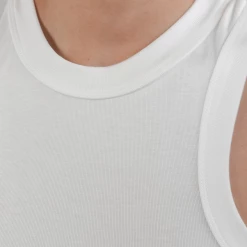 Charcoal Clothing New Arrivals Hailee Tank Top (White)