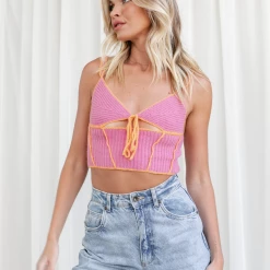 8 Birdies Tops Jesse Crop Top