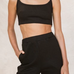 Luvalot Charlie Crop Top (Black)