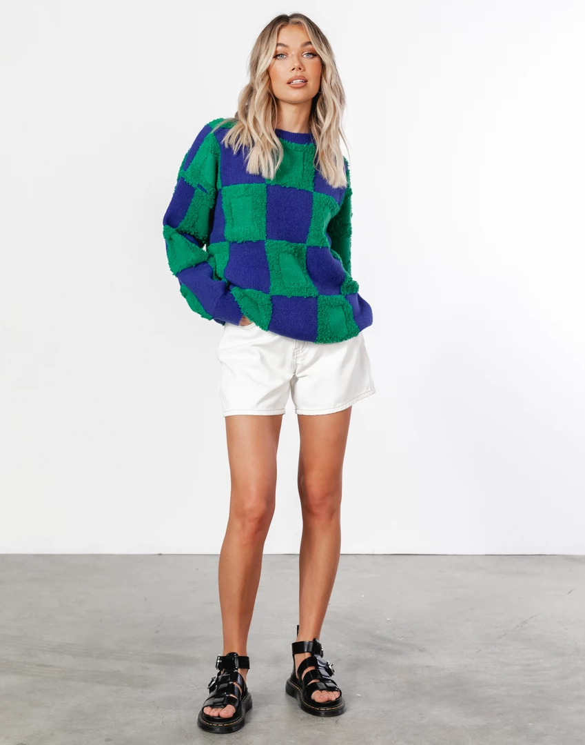 Red Berry Wren Jumper (Blue/Green) 2 Red Berry Wren Jumper (Blue/Green)