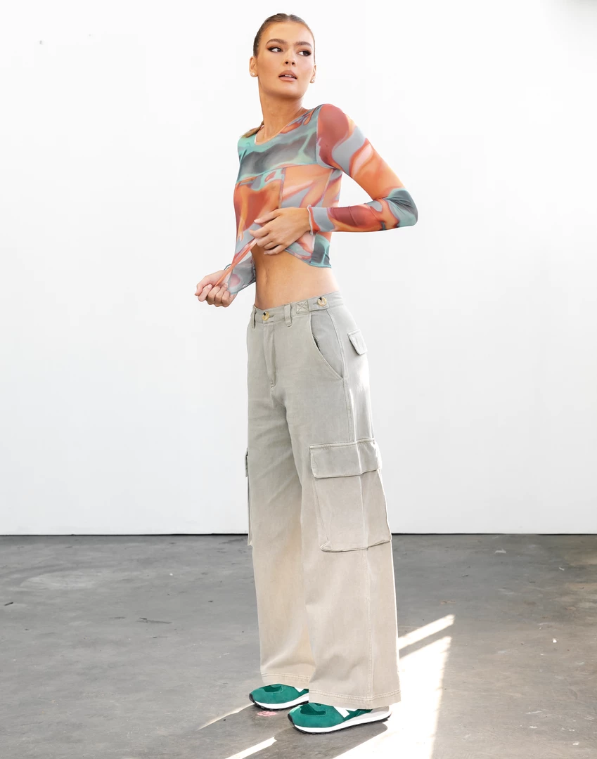 Charcoal Clothing Tristan Cargo Pants (Khaki) 4 Charcoal Clothing Tristan Cargo Pants (Khaki)