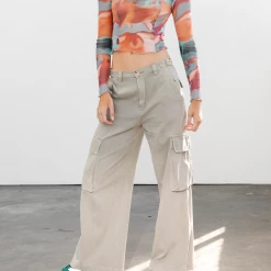 Charcoal Clothing Tristan Cargo Pants (Khaki)