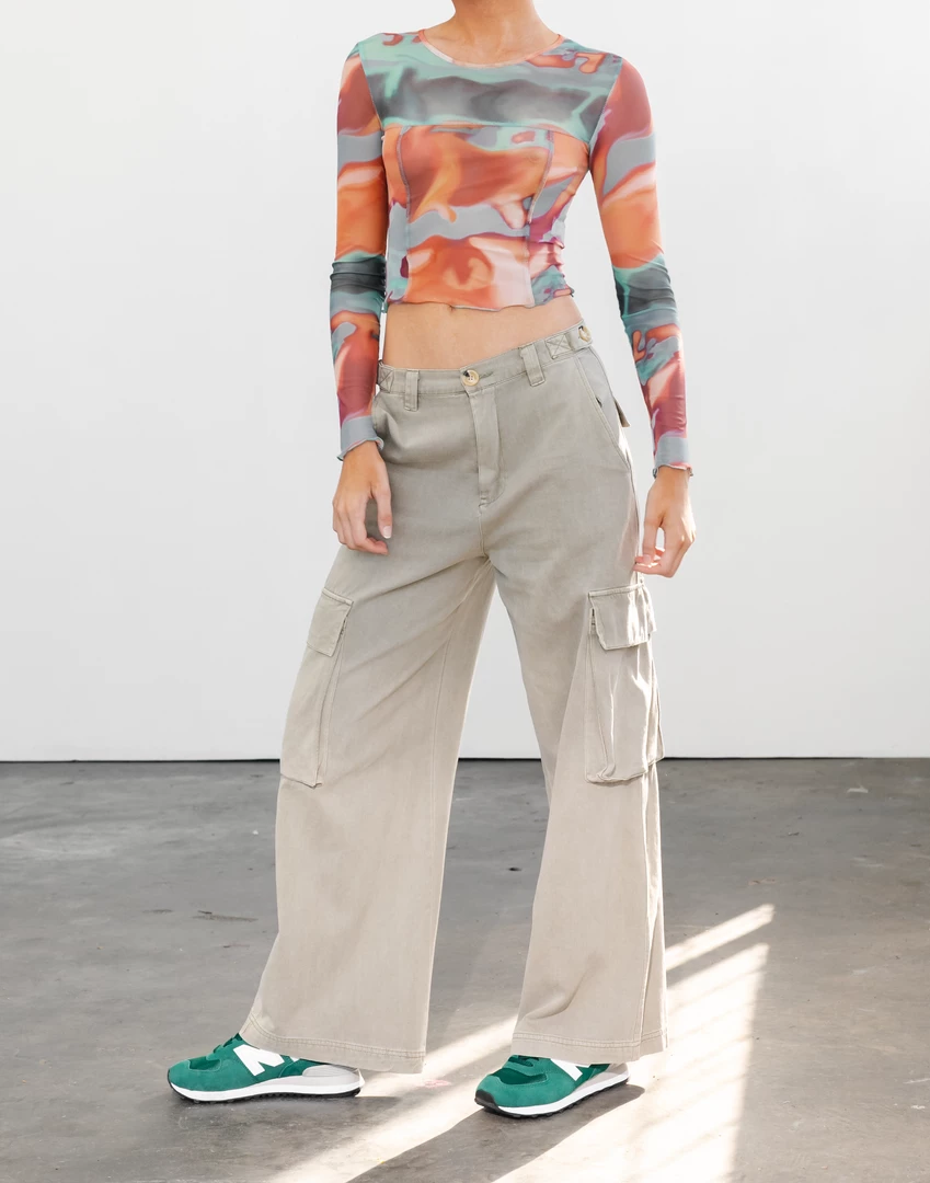 Charcoal Clothing Tristan Cargo Pants (Khaki) 2 Charcoal Clothing Tristan Cargo Pants (Khaki)