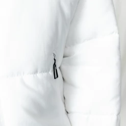 Pink Diamond Louisiana Puffer Jacket (White)