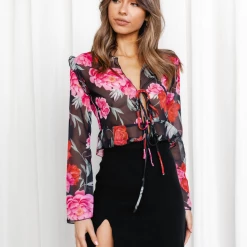 My Girl Escape To Rome Mini Skirt (Black) Bottoms