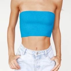 My Girl Tops Tilli Crop Top (Blue)