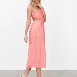 Pink Diamond Dresses Lorelei Maxi Dress (Peach) 9 Pink Diamond Dresses Lorelei Maxi Dress (Peach)