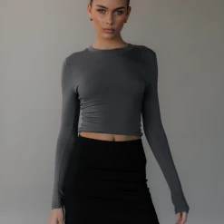 Charcoal Clothing Alissa Mini Skirt (Black) New Arrivals