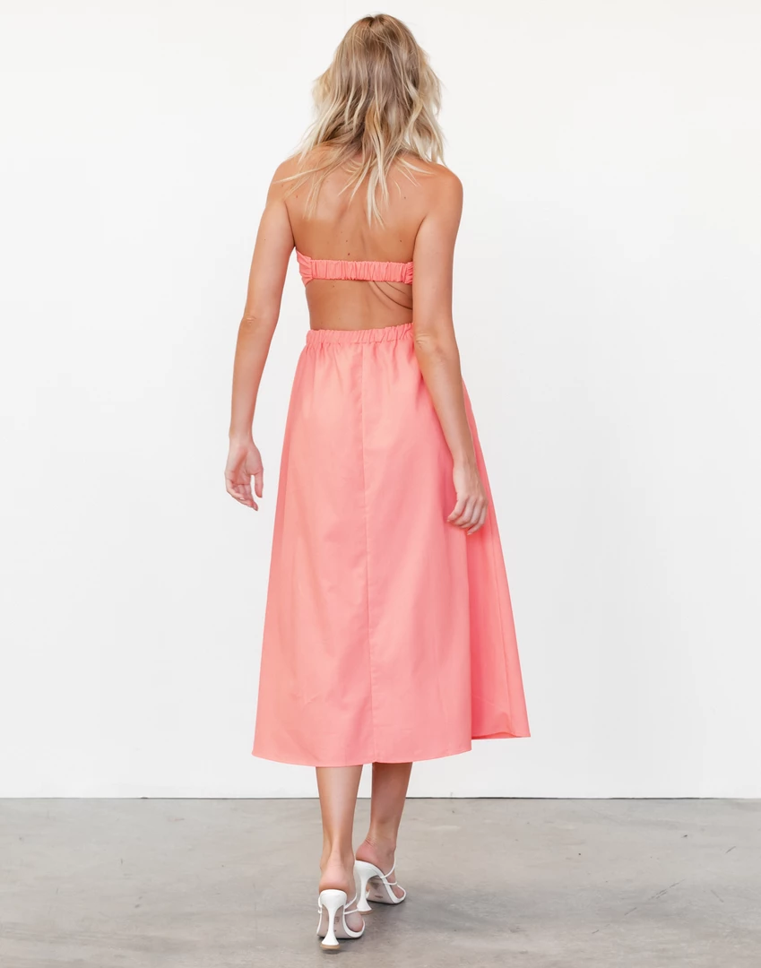 Pink Diamond Dresses Lorelei Maxi Dress (Peach) 2 Pink Diamond Dresses Lorelei Maxi Dress (Peach)