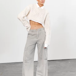 Sonny Knit Crop (Cream) - By Lioness New Arrivals