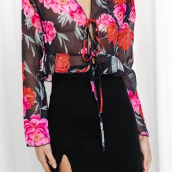 My Girl Escape To Rome Mini Skirt (Black) Bottoms