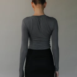 Charcoal Clothing Alissa Mini Skirt (Black) New Arrivals