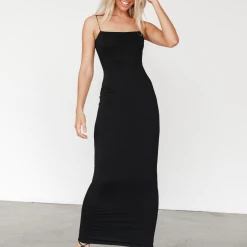 Luvalot Dresses Tammy Maxi Dress (Black)