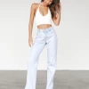 Luvalot Saylor Crop Top (White) Tops