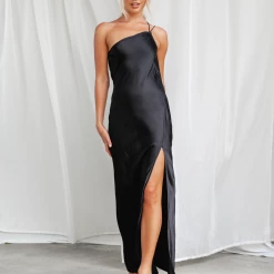 Charcoal Clothing Taliah Maxi Dress (Black)