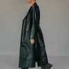 Into Fashion New Arrivals Runaway Trench Coat (Emerald Green)