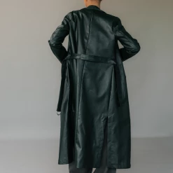 Into Fashion New Arrivals Runaway Trench Coat (Emerald Green)