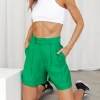 Charcoal Clothing Sweet Talk Shorts (Green) Bottoms
