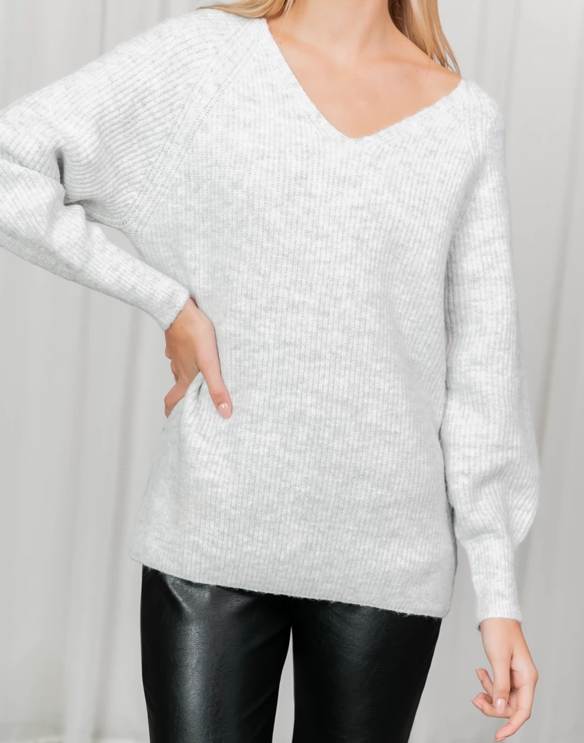 Miracle Teisha Knit Jumper (Grey) 3 Miracle Teisha Knit Jumper (Grey)