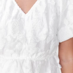 Reverse Pearl Mini Dress (White) Dresses