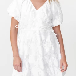 Reverse Pearl Mini Dress (White) Dresses