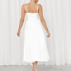 Pearl And Sea Vertigo Midi Dress (White) 8 Pearl And Sea Vertigo Midi Dress (White)