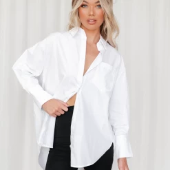 Charcoal Clothing Tops Anissa Shirt (White)