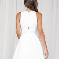 Into Fashions Nico Mini Dress (White)