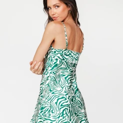 Alive Girl Sienna Mini Dress (Green Print) 7 Alive Girl Sienna Mini Dress (Green Print)