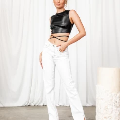 Mint Vanilla Tops Headline Act Crop Top