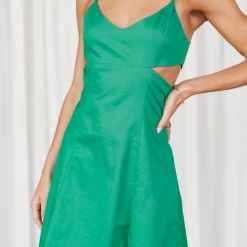My Girl Dresses Bree Mini Dress (Green)