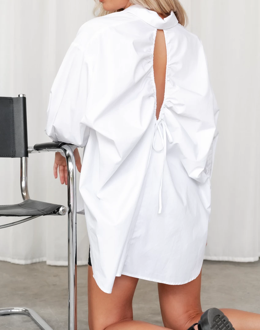 Charcoal Clothing Tops Anissa Shirt (White) 8 Charcoal Clothing Tops Anissa Shirt (White)