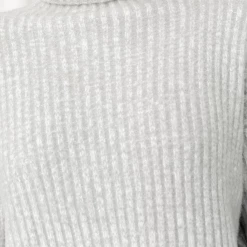 Pink Diamond Lacey Knit Jumper (Grey)