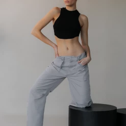 Miami Vice Swish Pant (Grey) - By Lioness