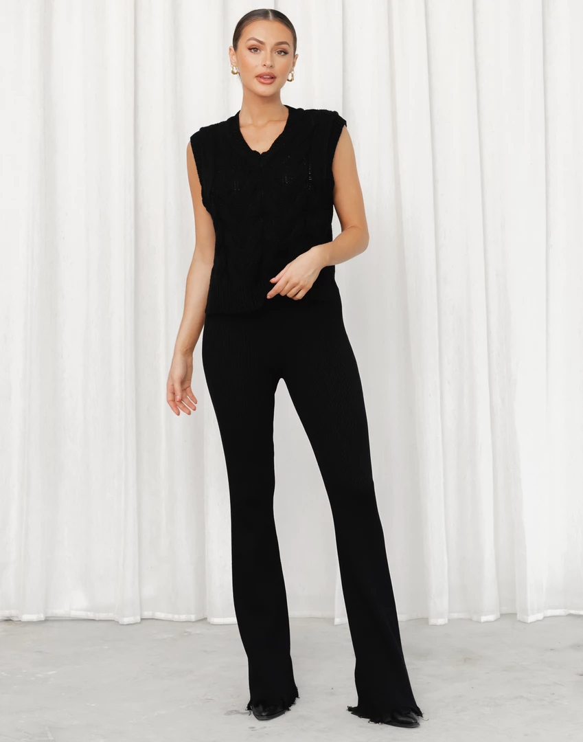 Salty Bright Steffi Vest Top (Black) 5 Salty Bright Steffi Vest Top (Black)