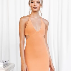 Luvalot Cascade Mini Dress (Orange) 16 Luvalot Cascade Mini Dress (Orange)