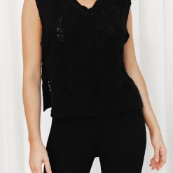 Salty Bright Steffi Vest Top (Black) 9 Salty Bright Steffi Vest Top (Black)