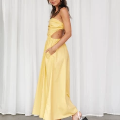 Pink Diamond Lorelei Maxi Dress (Yellow) Dresses 10 Pink Diamond Lorelei Maxi Dress (Yellow) Dresses