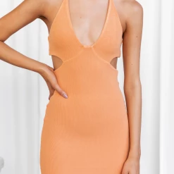 Luvalot Cascade Mini Dress (Orange) 12 Luvalot Cascade Mini Dress (Orange)